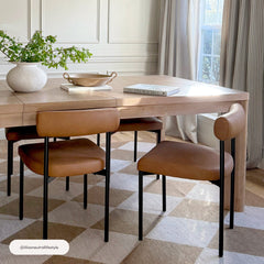 Faux Leather Modern Dining Chairs (Set of 4)