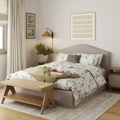 Boho Bedroom Set Light Brown