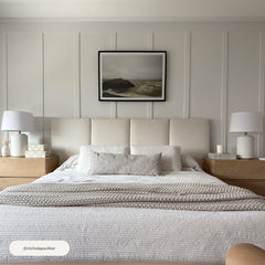King Wall Mounted Headboard 4 Panel Boucle
