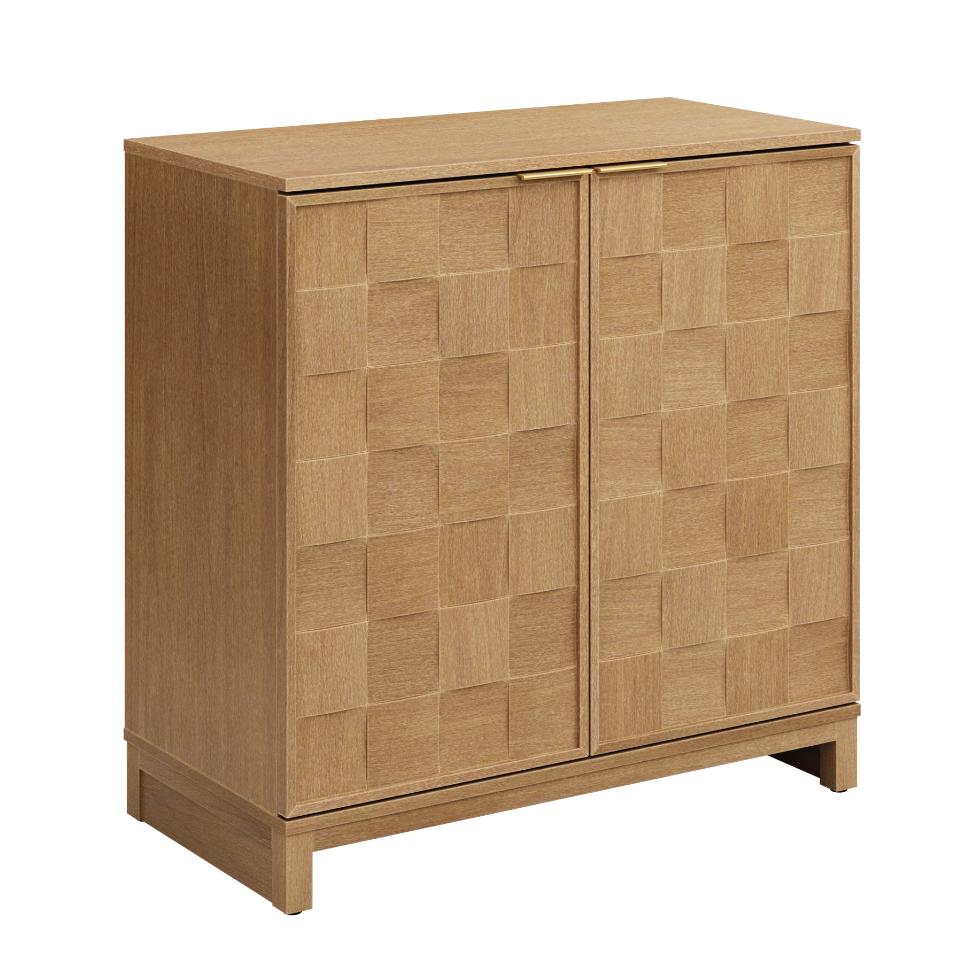 Mid Century Modern Storage Bar Cabinet with Doors