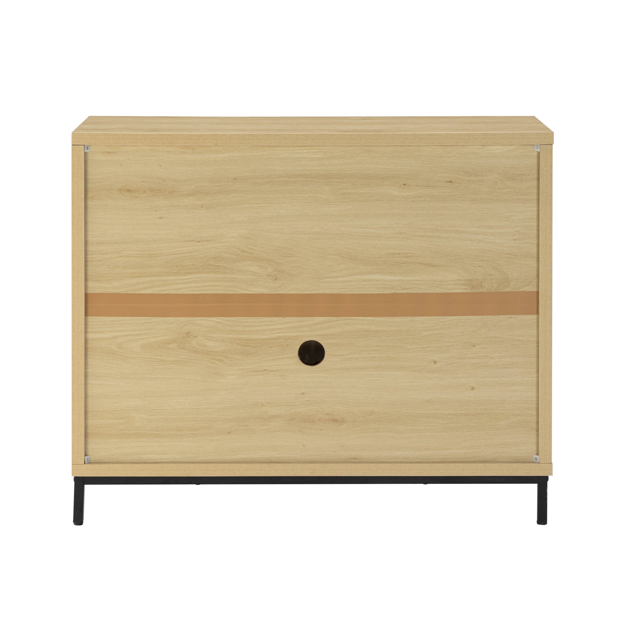 Glass TV Stand Console Cabinet with Doors for TVs up to 75"