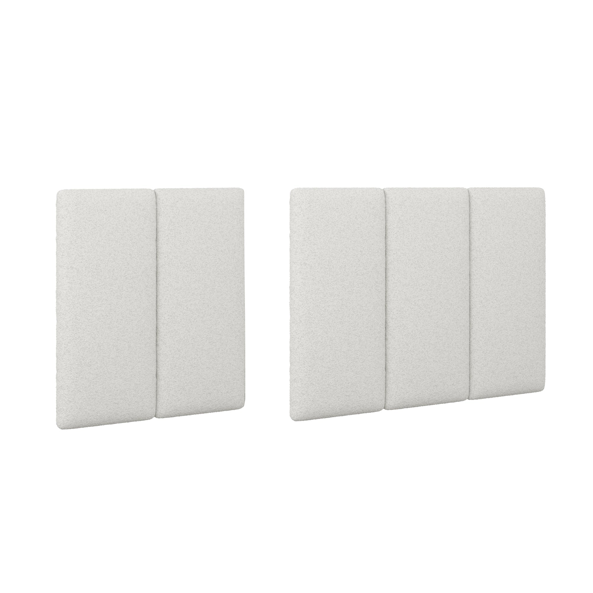 Queen Wall Mounted Boucle Headboard with Padding