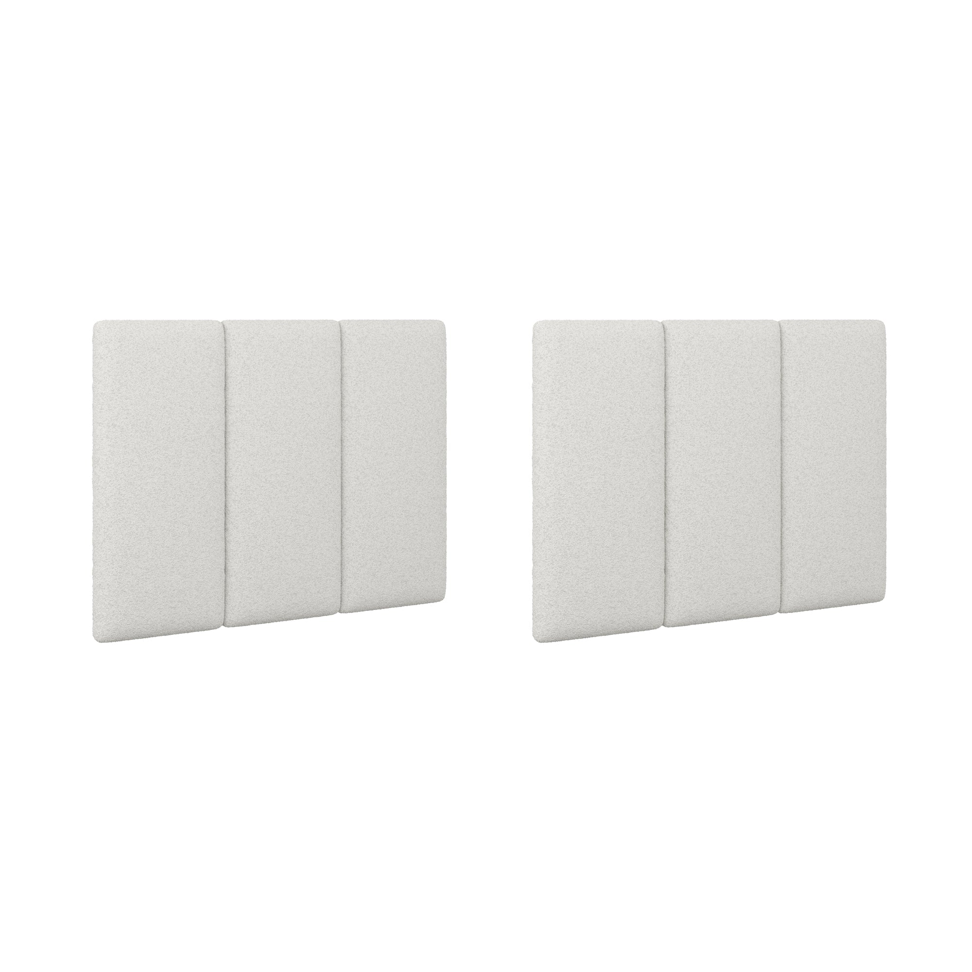 King Size Wall Mounted Oversize Upholstered Boucle Headboard