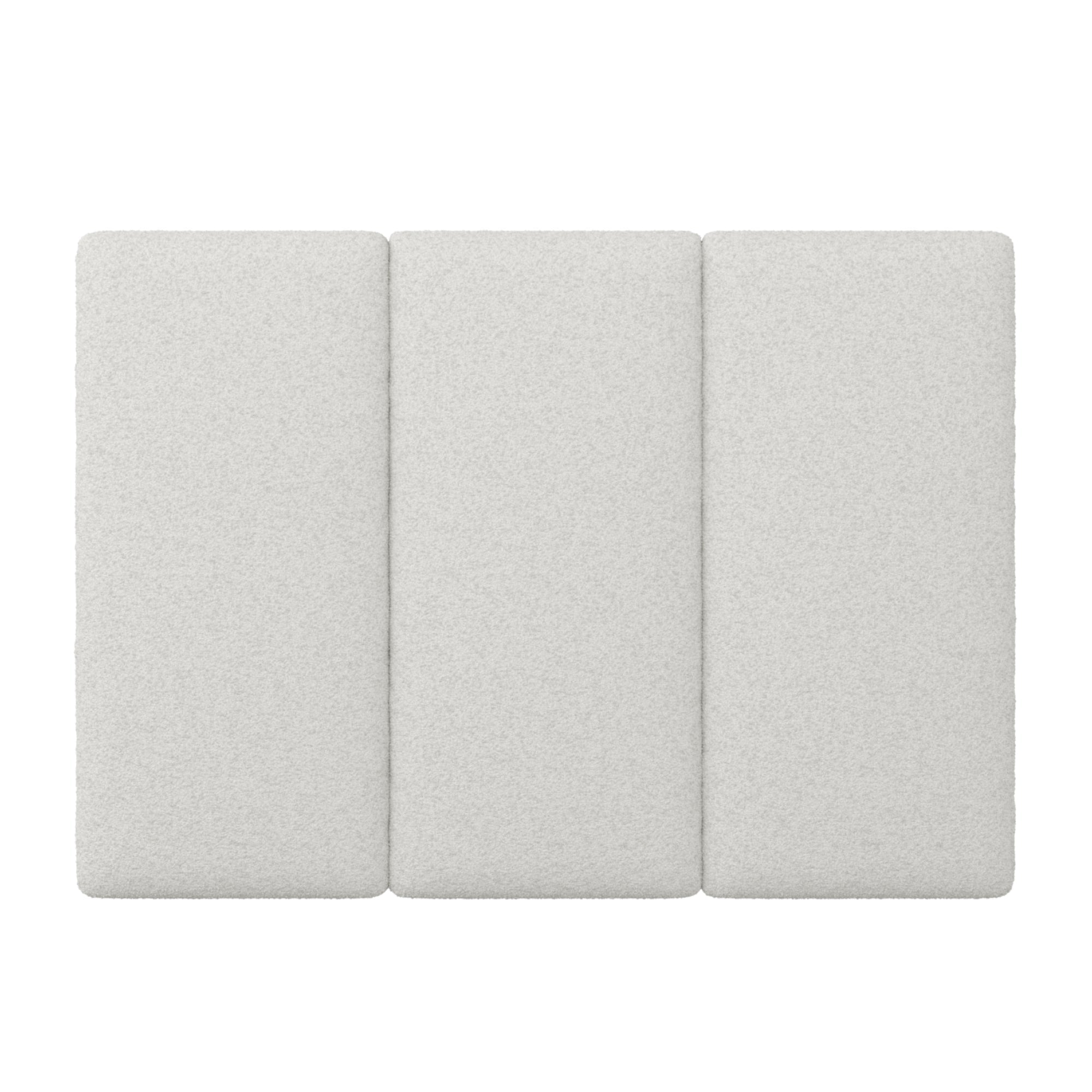 Queen Size Wall Mounted Textured Boucle Headboard